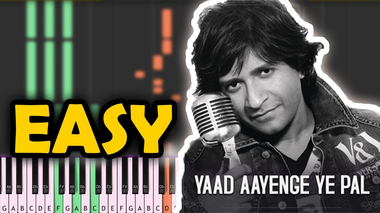 Pyaar Ke Pal - KK - EASY Piano Tutorial - Sheet/MIDI
