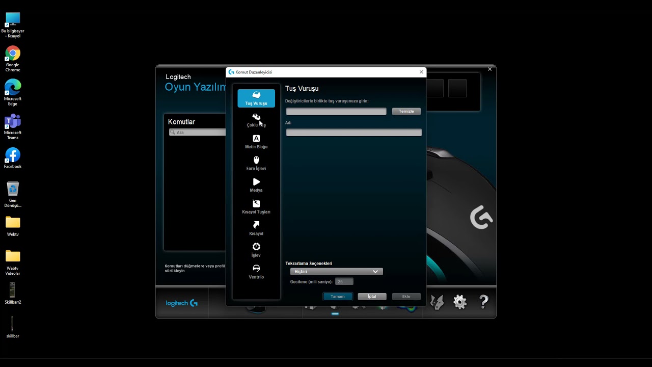 Transformation Scroll (TS) Bastırma (BULCAN TS / PRİEST / WARİOR) MACRO AYARI LOGİTECH G300S #WEBTV1