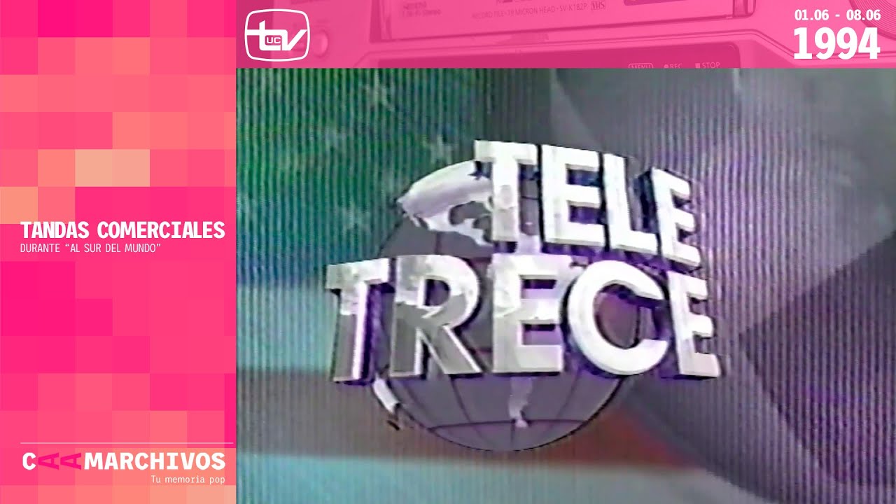 Tandas Comerciales Canal 13 @ 1 y 8 de junio de 1994