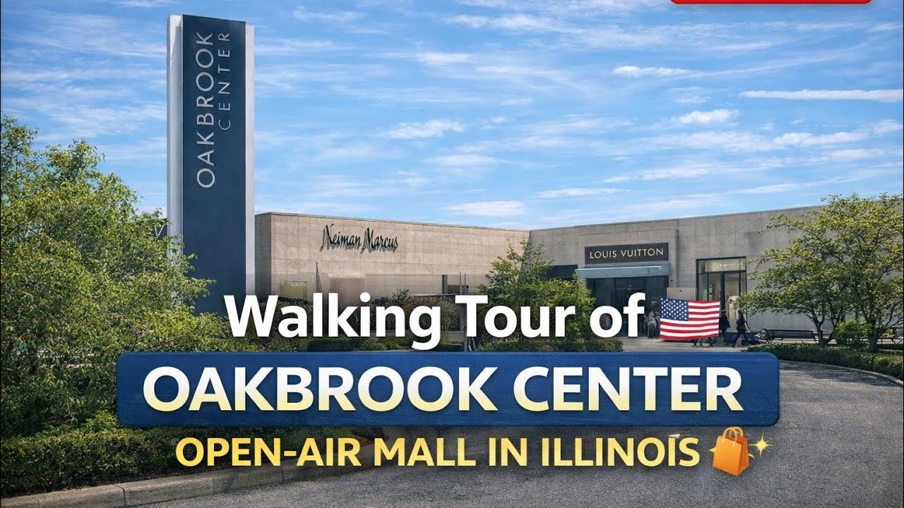 🇺🇸Sunny Day at Oakbrook Center ☀️ Full Mall Tour | Illinois USAFebruary 15, 2026