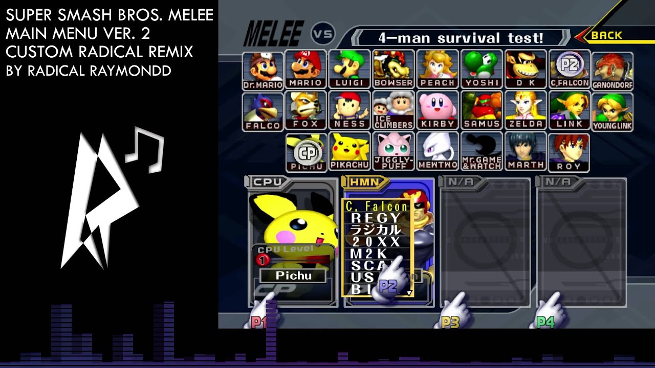 Super Smash Bros. Melee - Menu Theme 2 - Remix