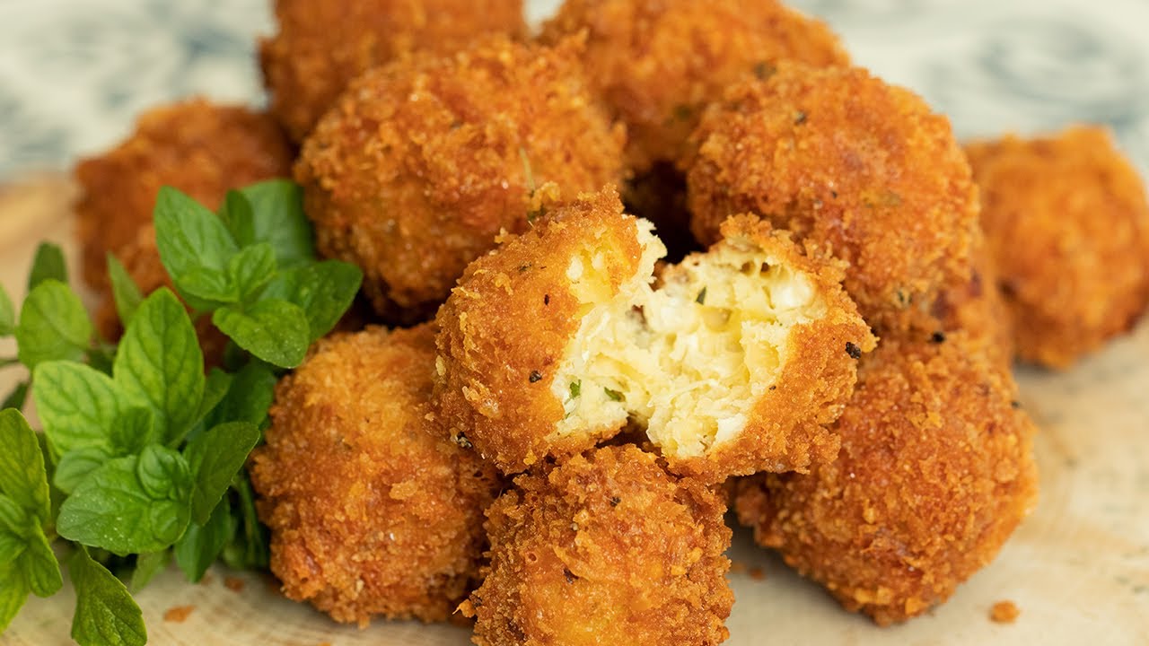 Tirokroketes: Greek Fried Cheese Balls