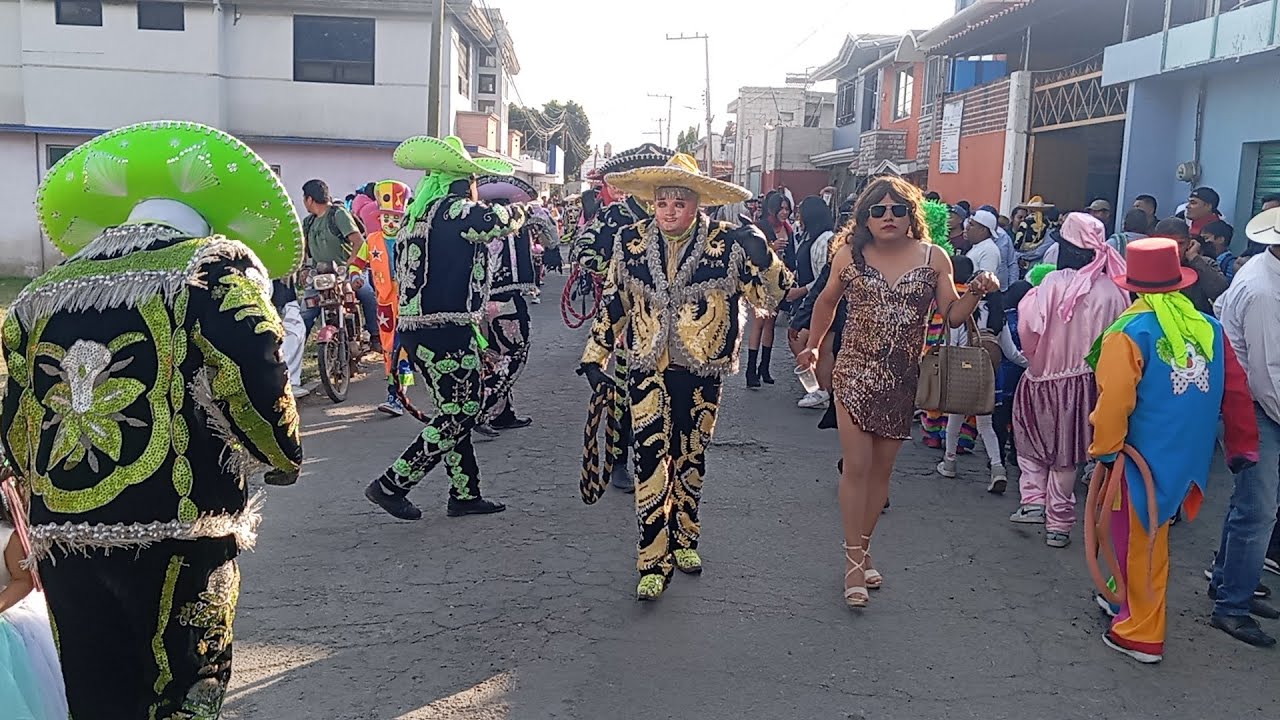 Carnaval San Francisco Ocotlán Puebla barrio de arriba 2025
