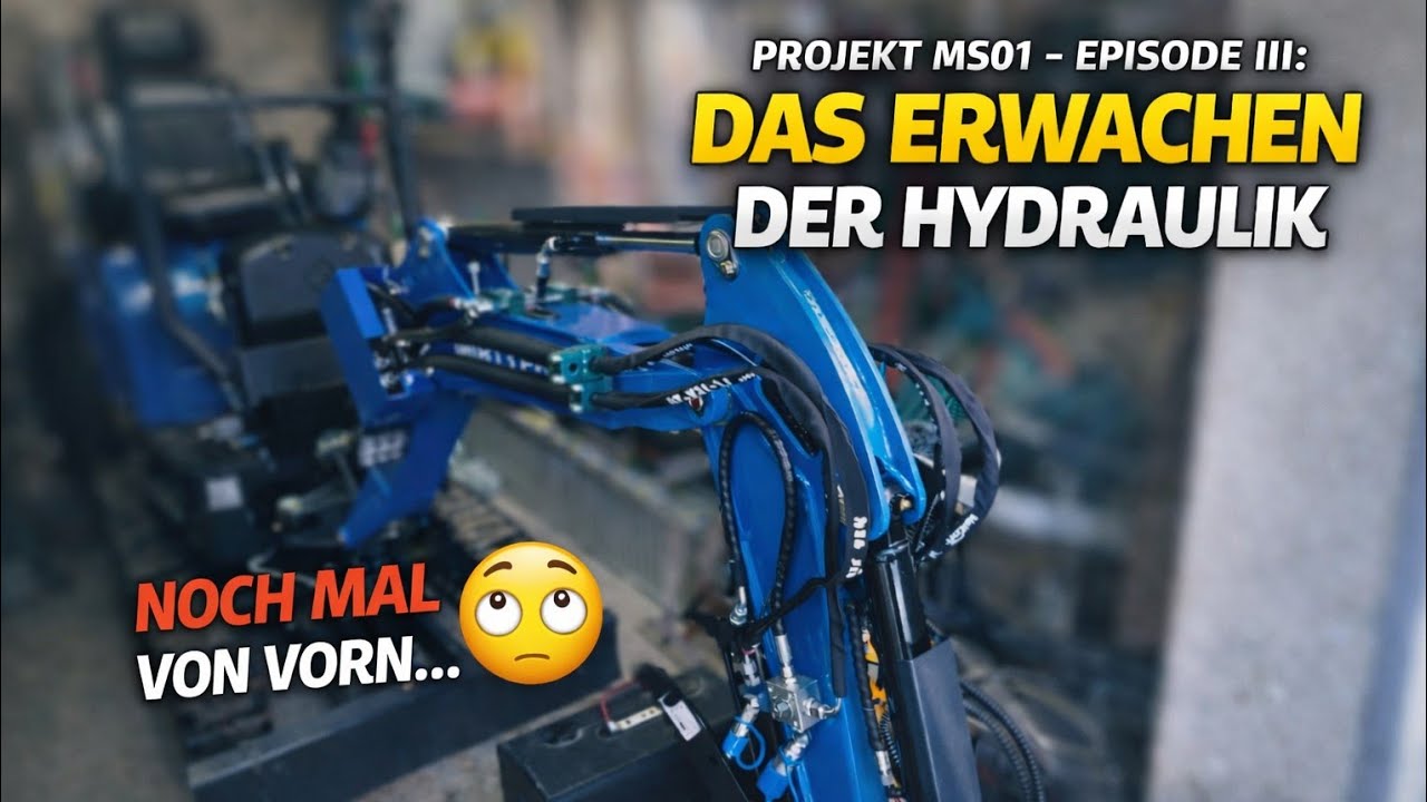 Rippa R13 Umbau – Hydraulischer Schnellwechsler Lehnhoff MS01 & zusätzlicher Steuerkreis | Teil 3