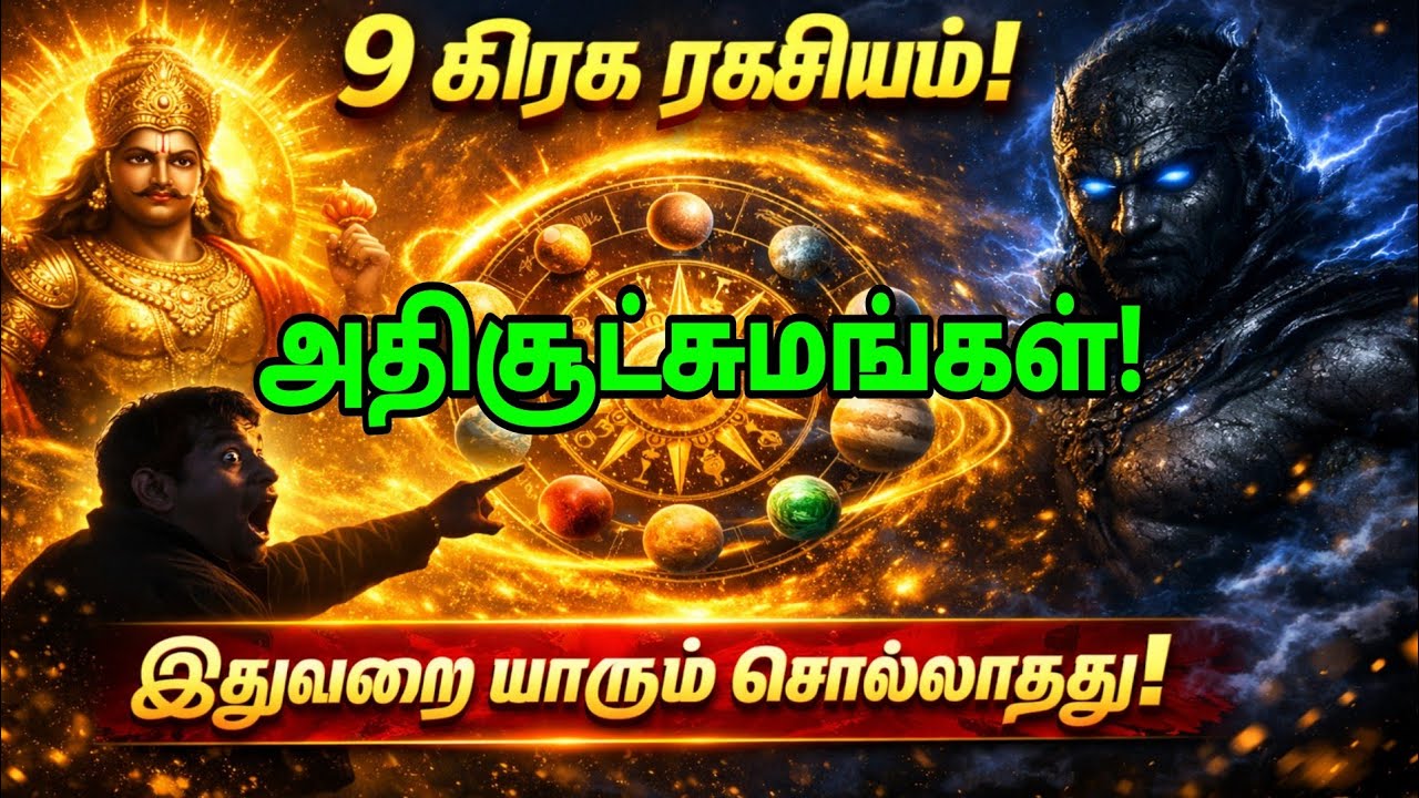 #இதுவரை யாரும் சொல்லாத 9-கிரகங்களின் அதிசூட்சுமங்கள்! |வாழ்க்கையை மாற்றும் ரகசியங்கள்!🔥1000% Secrets
