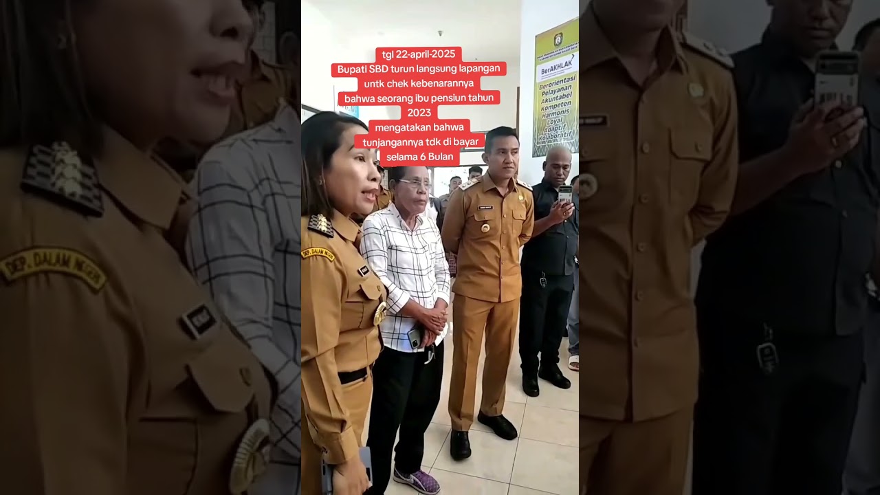 IBu Bupati Sumba Barat Daya.turun lapangan untuk chek yang sebenarnya