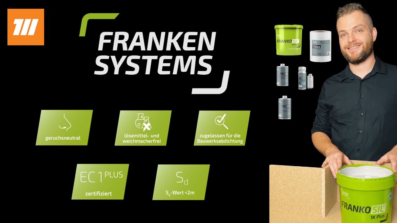 Frankosil 1K Abdichtung von Franken Systems Anleitung Produktvorstellung - Meier Handwerkerbedarf