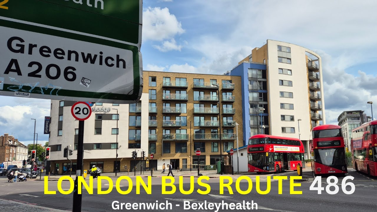 Explore London’s Scenic Route: Bus 486 from Greenwich to Bexleyheath – Timetable, Stops