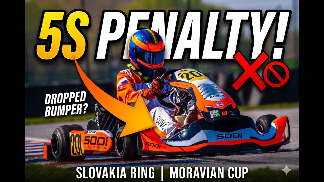 UNFAIR PENALTY? 😤 Rotax Max Junior Race 1 | Moravsk&yacute; Poh&aacute;r @ Slovakia Ring