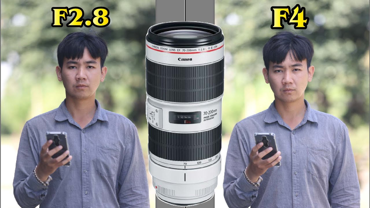 เลนส์ระยะ 70-200 F2.8/F.4 ภาพต่างกันมากมั้ย ตัวไหนดี ?