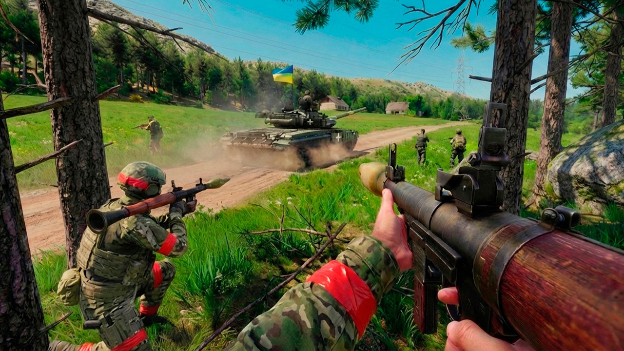 UTILICE un RPG en un SIMULADOR de RUSIA VS UCRANIA