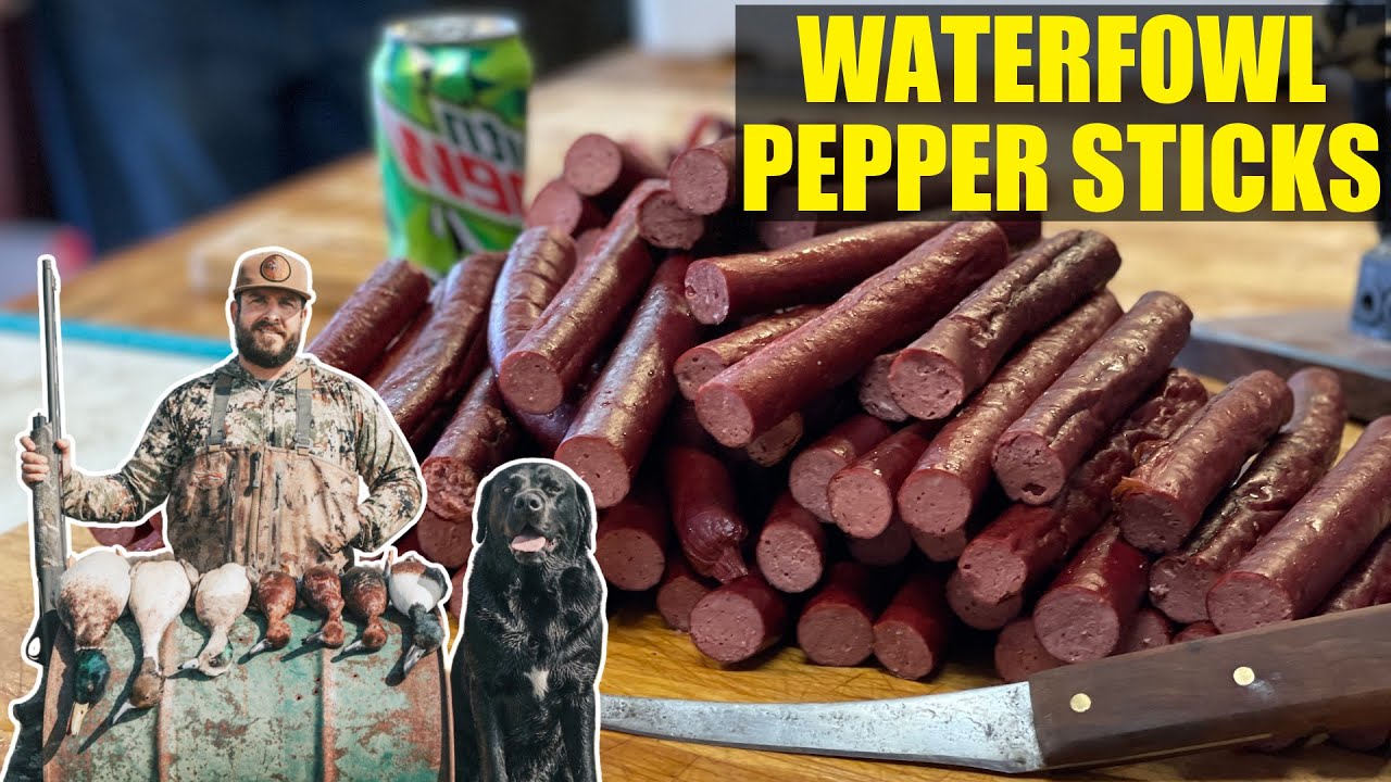 How To Make Smoked Waterfowl Pepper Sticks