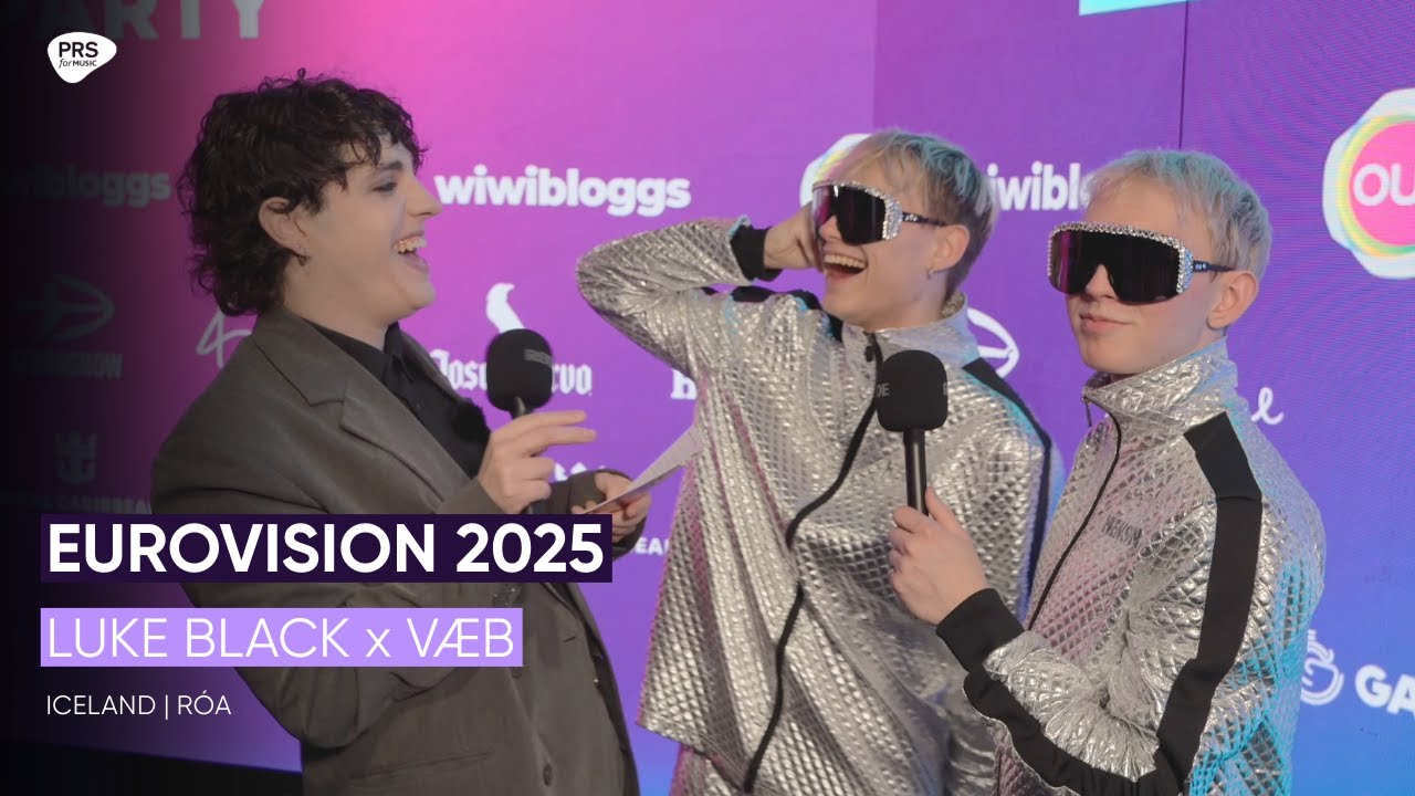 🇮🇸 VÆB talks to Luke Black about the making of 'RÓA'  | Eurovision 2025
