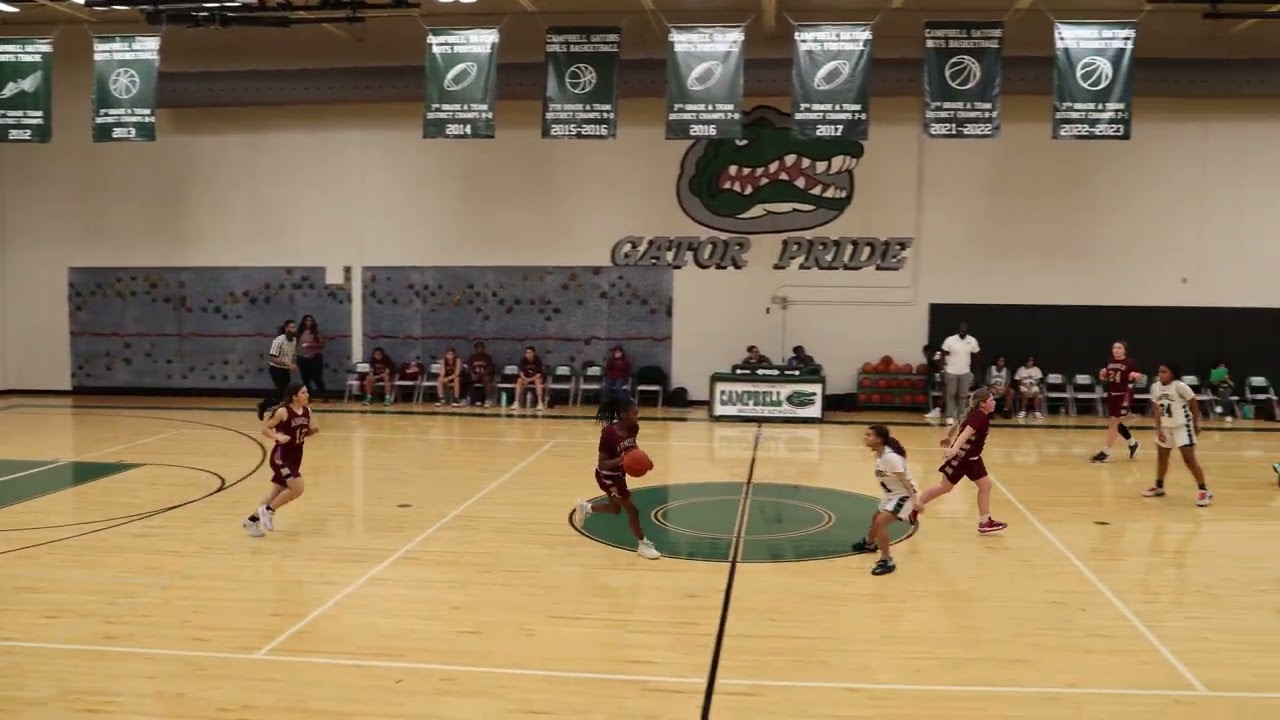 Arnold MS Buccaneers vs. Campbell MS Gators - 7th Grade Girls Basketball - A-Team - Jan 22, 2024