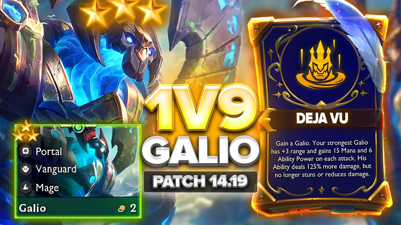 WAIT... Hero Galio is Actually Meta??? | Teamfight Tactics Set 12 Ranked