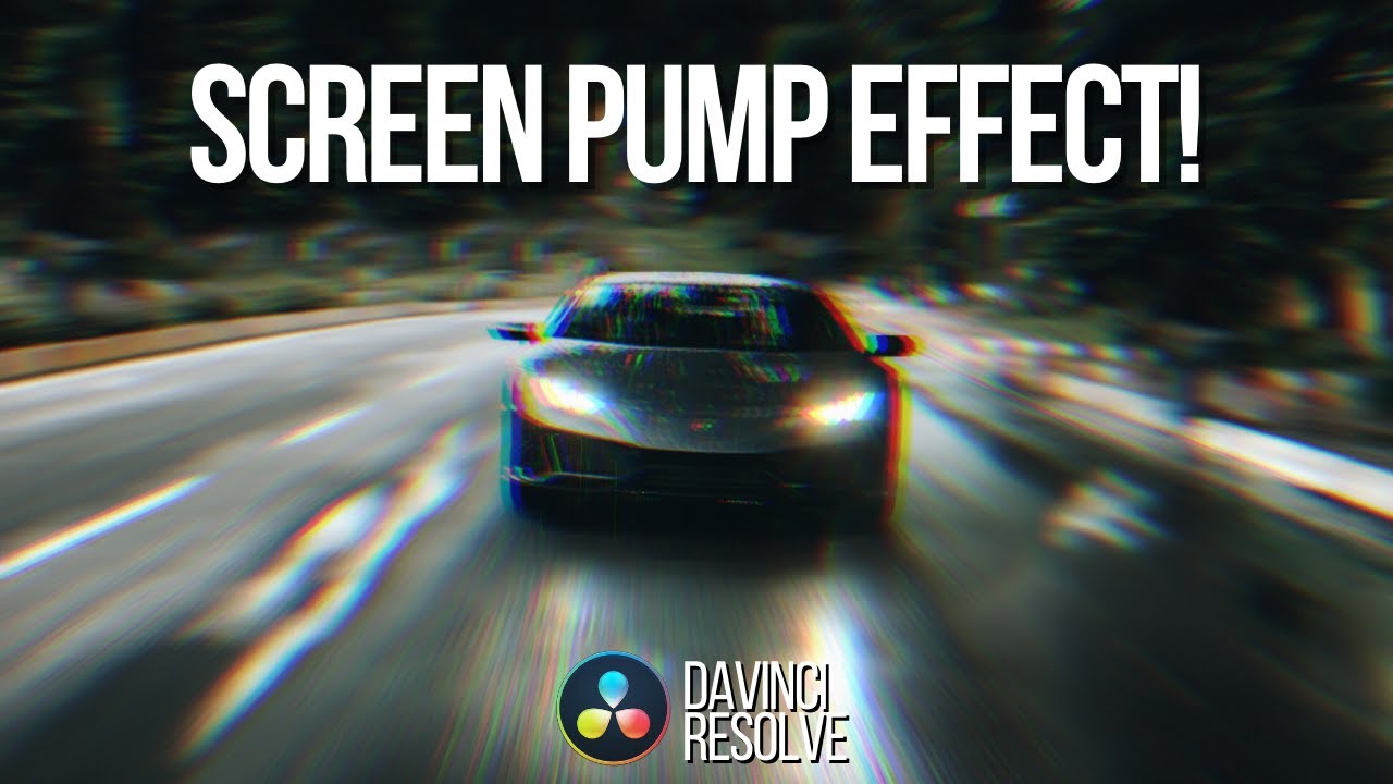 Easy, Reusable Screen Pump Effect in Davinci Resolve 16 - 5 Minute Friday #61
