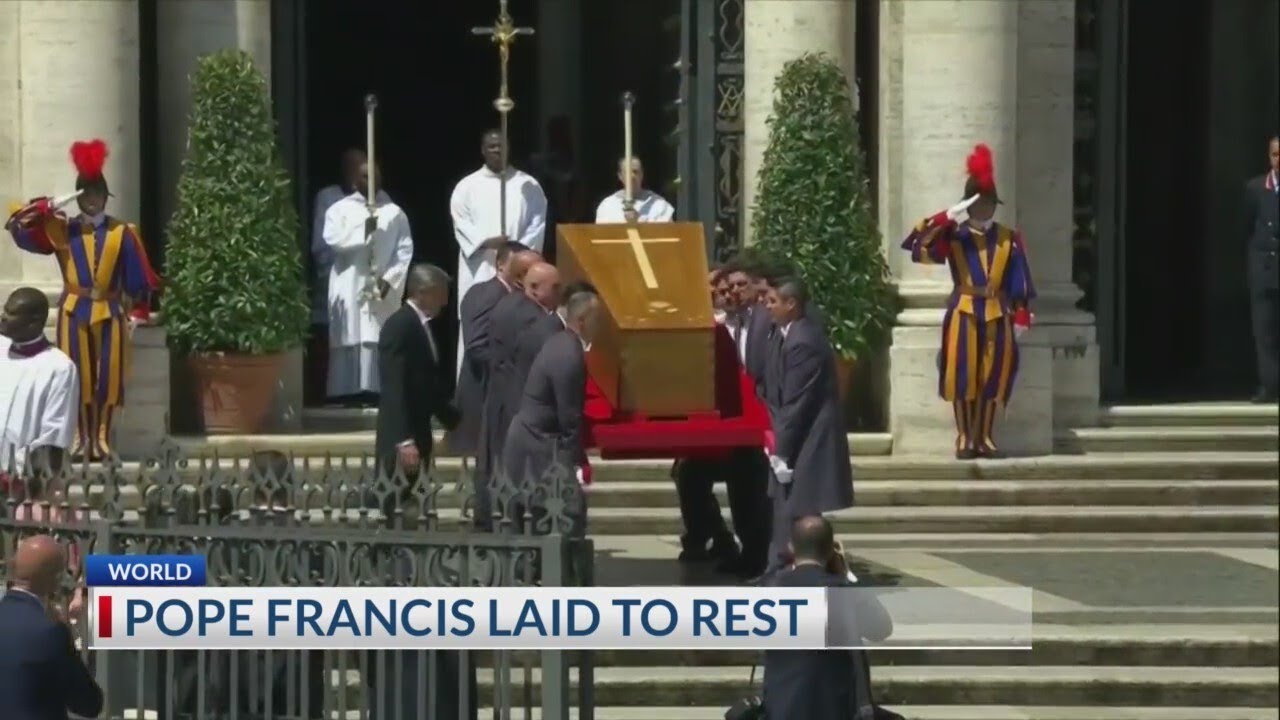 Pope Francis laid to rest