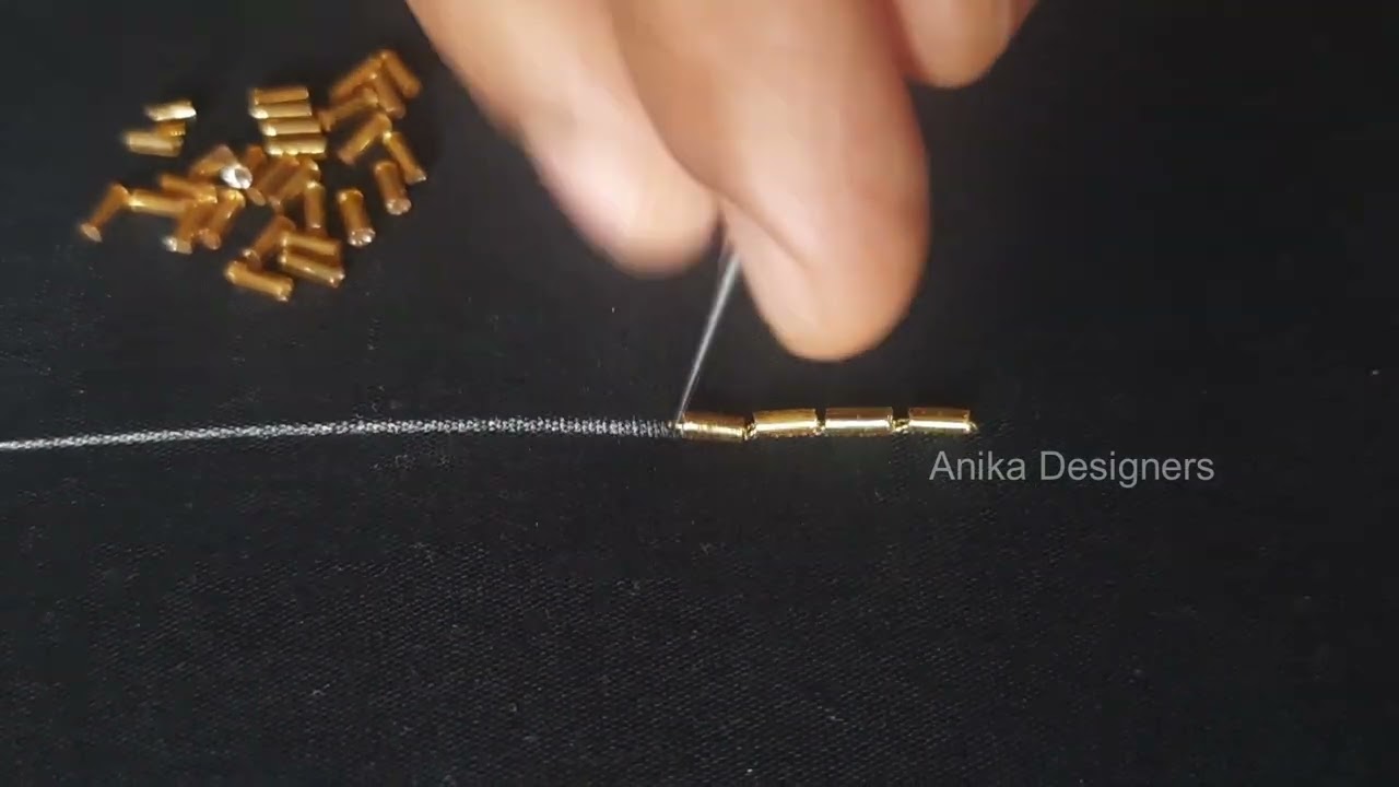 Tube Bead Stitch English
