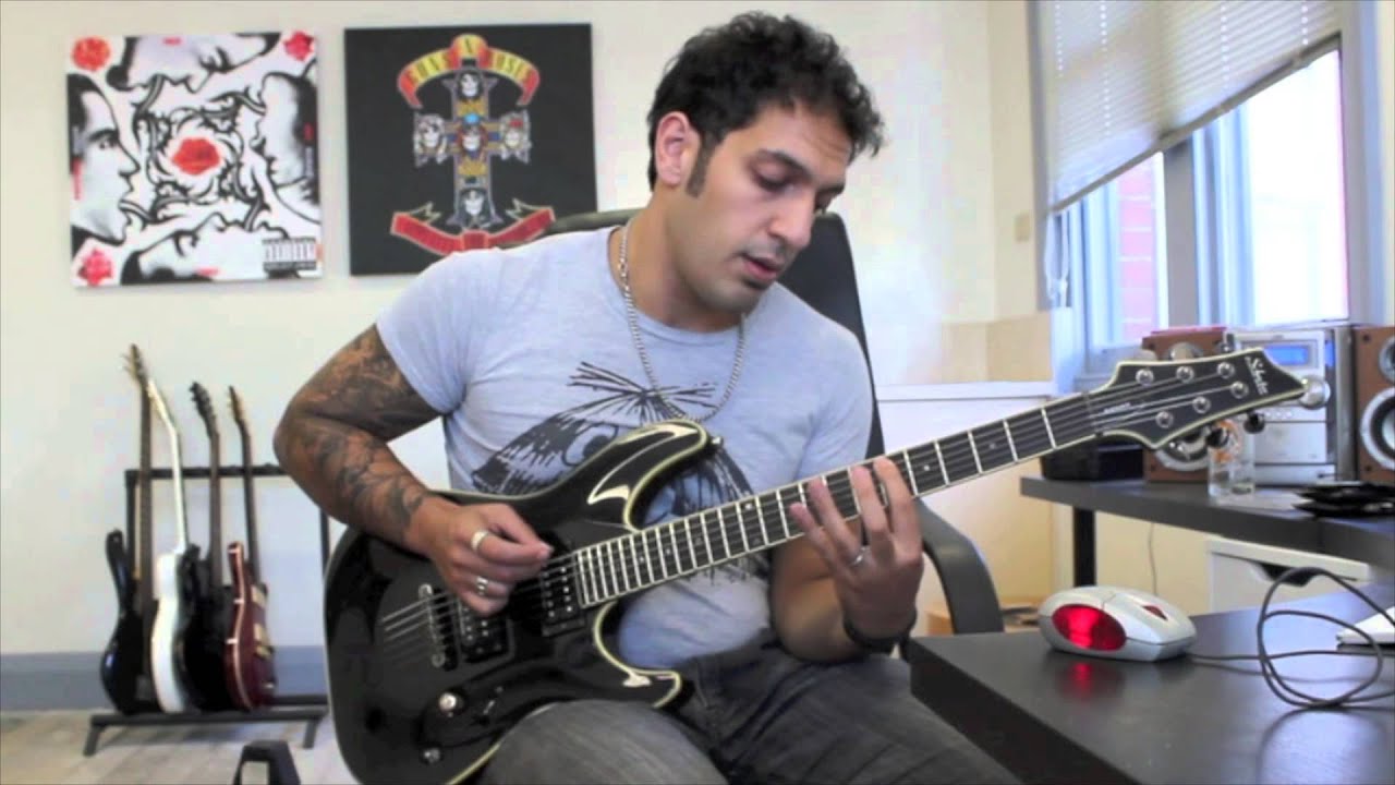 How to play 'The Air That I Breathe' by All That Remains Guitar Solo Lesson