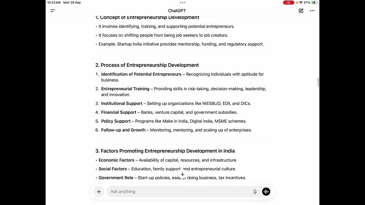 Principles of entrepreneurship mindset | Part 1 | IP University | Unit 1 and 2