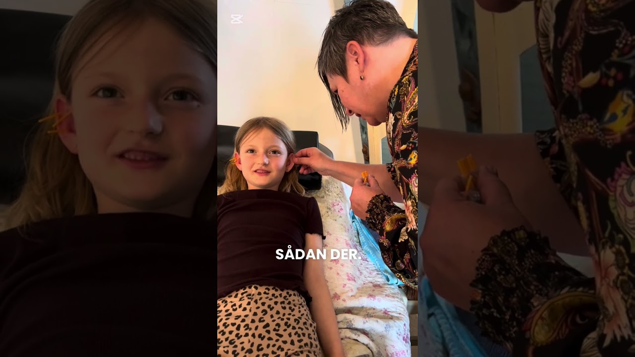 Pige på 7 år  får en Akupunktur, og det gør hendes bamse også