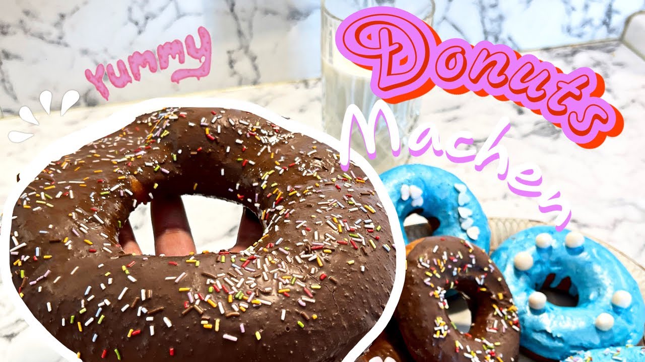 Das ERSTE MAL DONUTS selber machen! 🍩 | + RIESEN-DONUT!