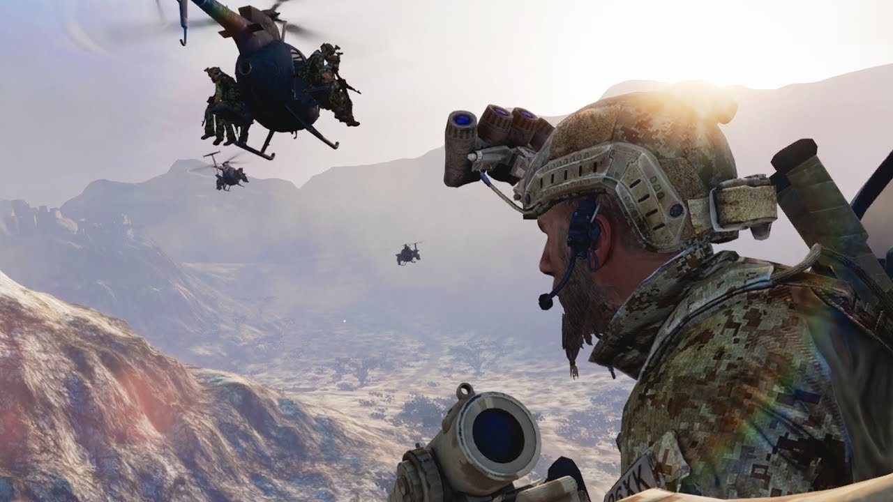 Helicopter Overwatch Mission - Medal of Honor Warfighter