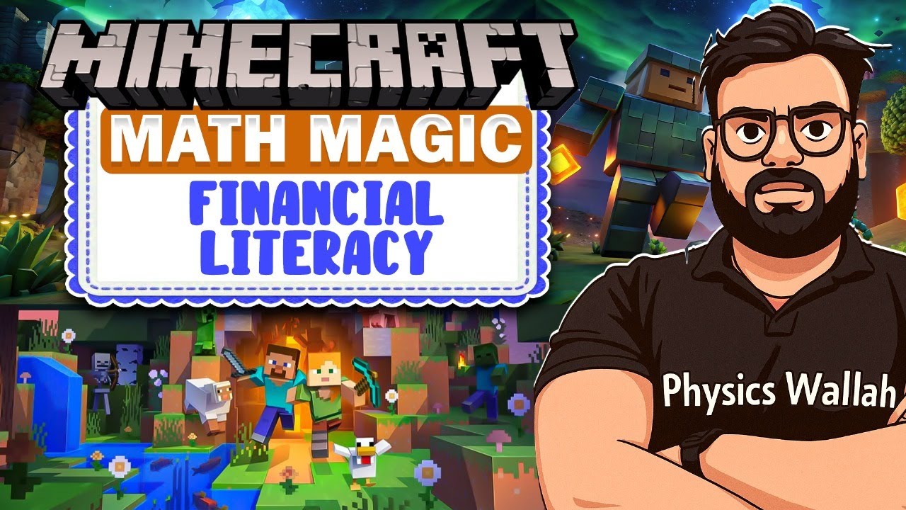 Learn Financial Literacy with Minecraft | Minecraft Math Magic | Coding For Kids