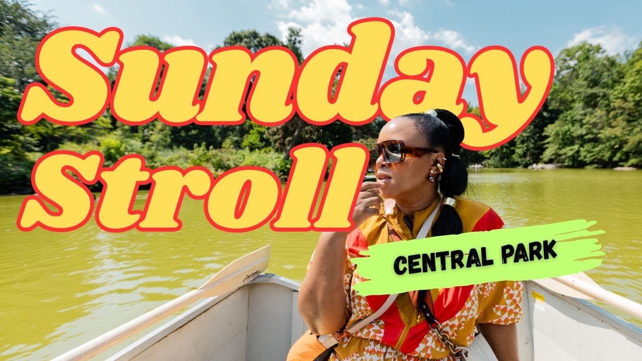 Central Park, New York in 4K | SUNDAY STROLL - Let's Take a Walk!
