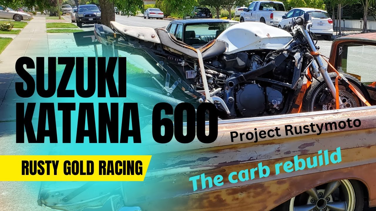 Project RustyMoto Part 1 - Katana Carb Rebuild