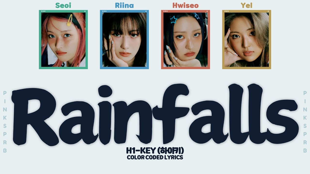 H1-KEY (하이키) Rainfalls (국지성호우) [Color Coded Lyrics]