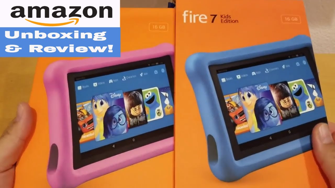 Amazon Fire Tablet 7 Kids Edition — распаковка и обзор