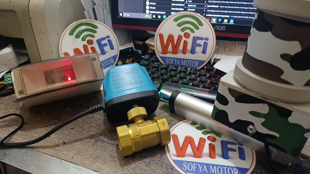 Wifi otomatik küresel vana