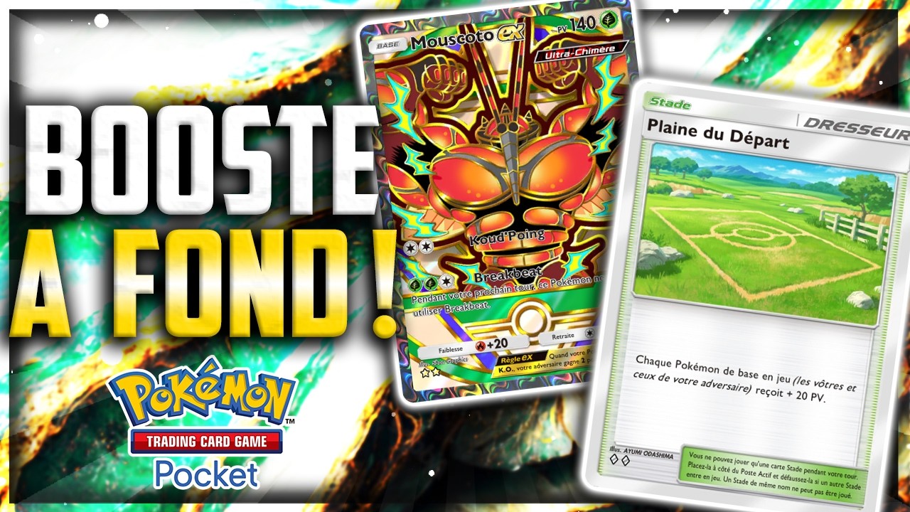 MOUSCOTO REDEVIENT META grâce à CETTE CARTE STADE sur Pokemon TCG Pocket