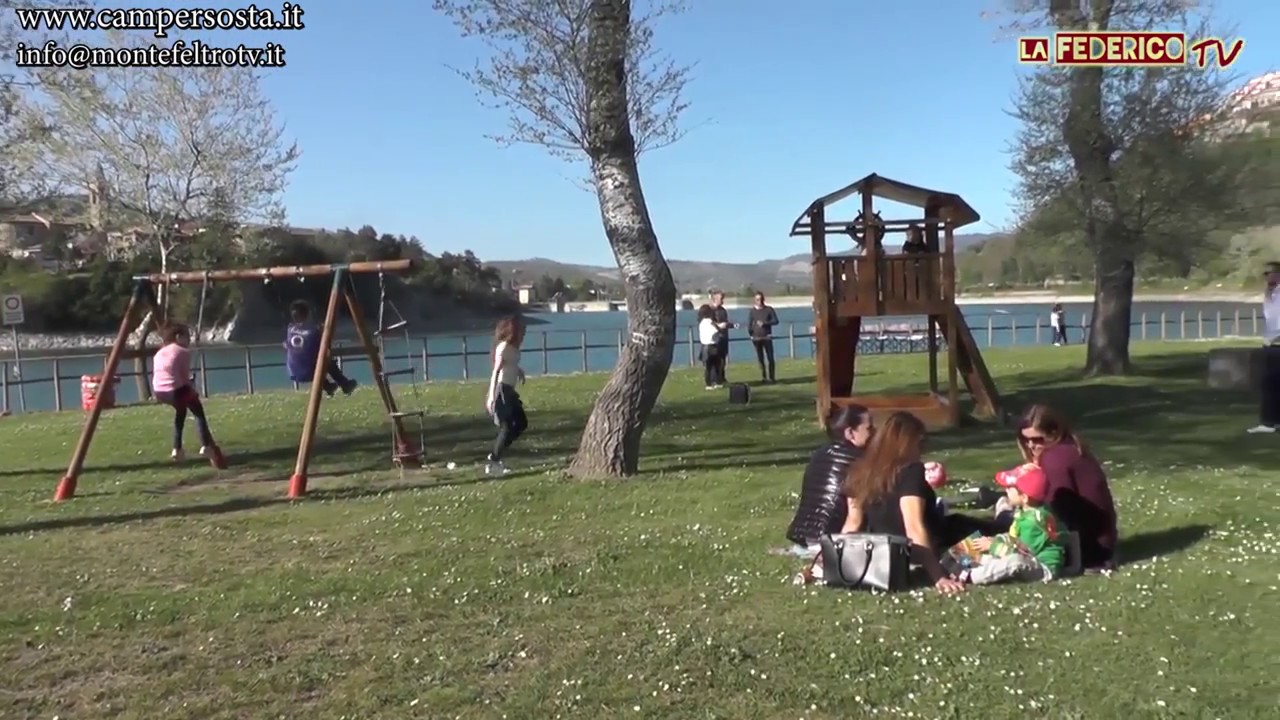 Area sosta Marche, prov Pesaro Urbino, Mercatale di Sassocorvaro diga