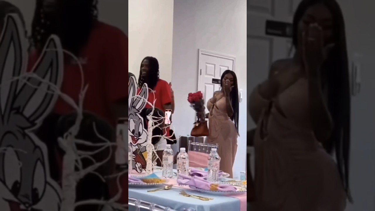 Asian Doll looking gorgeous at her gender reveal 🎀