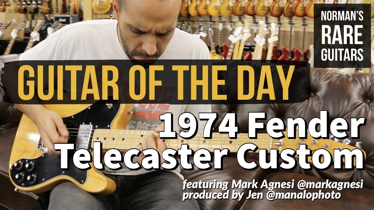 Guitar of the Day: 1974 Fender Telecaster Custom | Norman's Rare Guitars