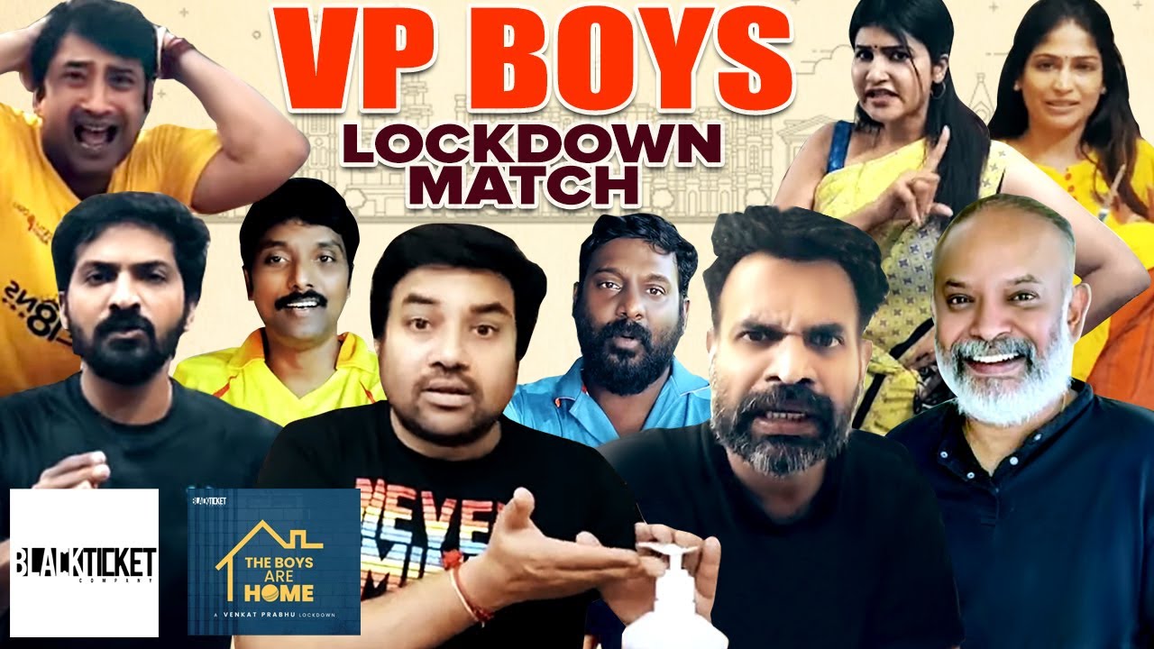 VP Boys Lockdown Match | A Venkat Prabhu lockdown | Shiva | Premji | Stay Home Stay Safe