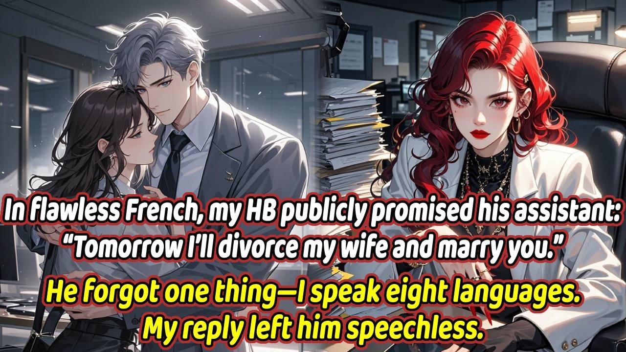 In flawless French, my HB publicly promised his assistant...