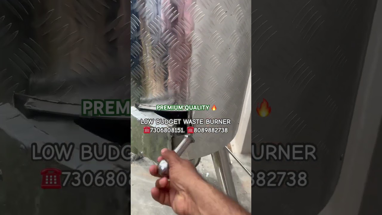 LOW BUDGET WASTE BURNER | PREMIUM QUALITY STAINLESS STEEL INCINERATOR 