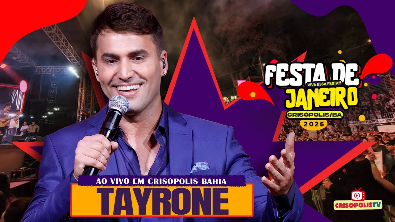 Tayrone ao vivo em Crisopolis | Festa de janeiro 2025 #tayrone