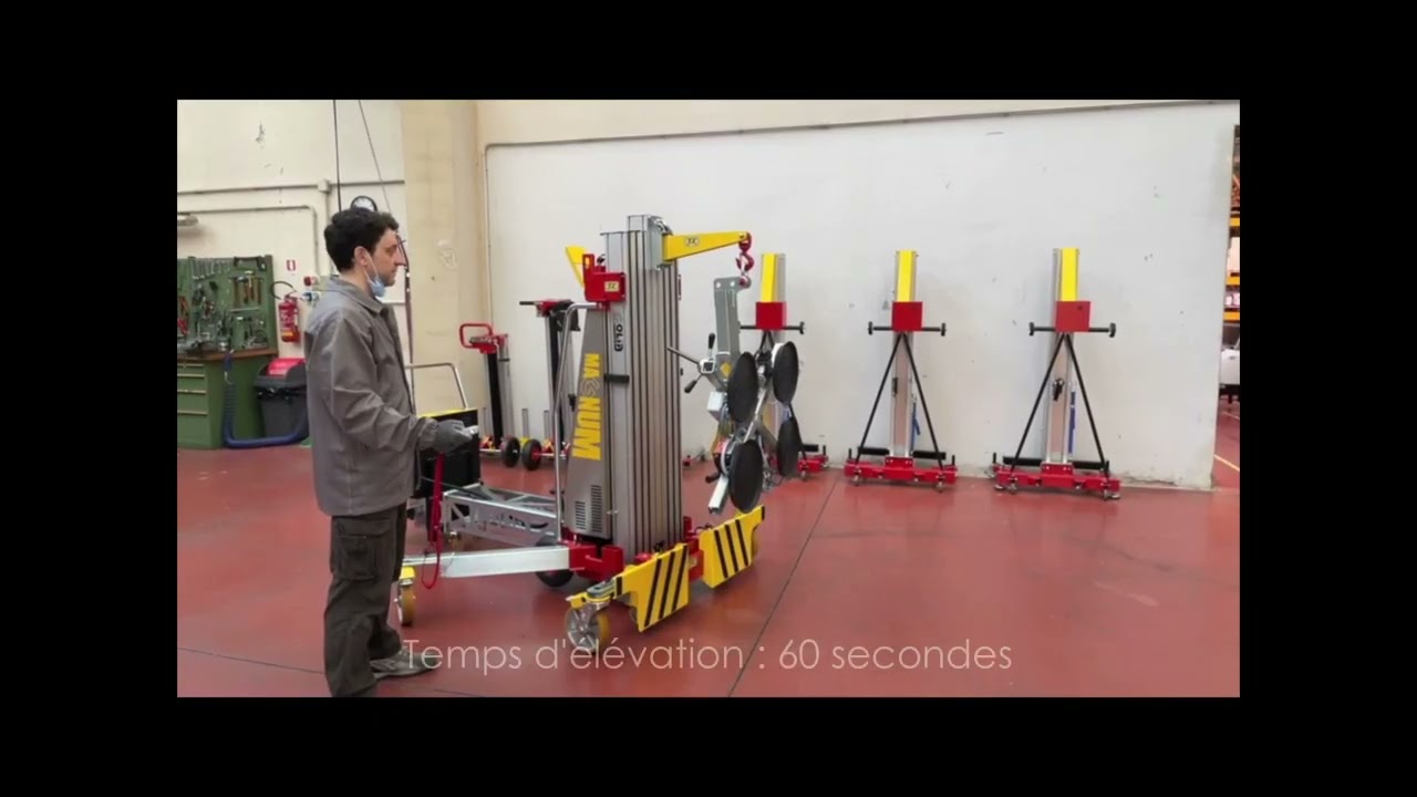 Manipulateur mobile de vitrage MAGNUM - PALVAC - 02 41 27 33 22
