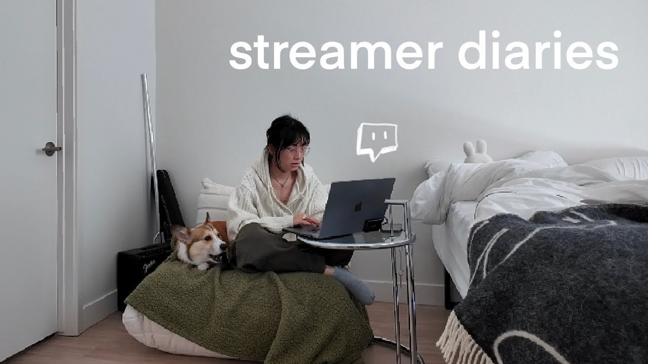 streamer diaries | apartment update, PR packages, food reviews, & pup baths