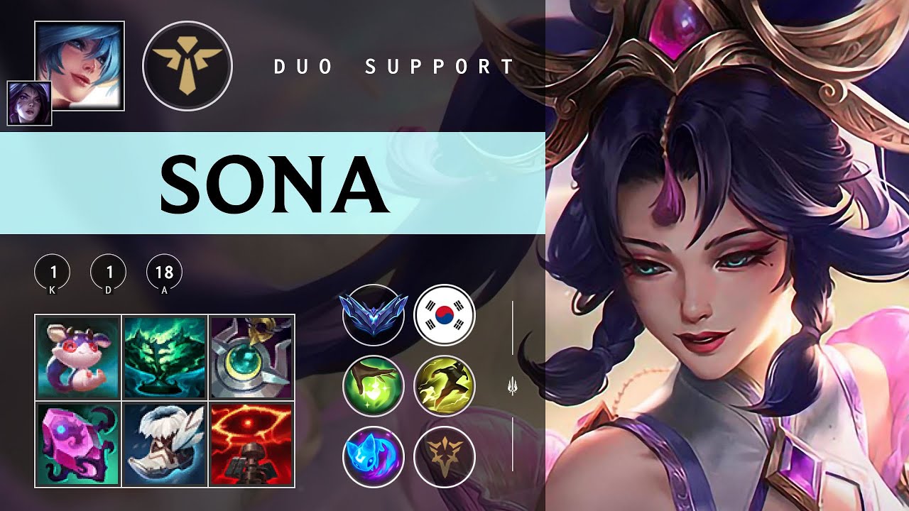Sona Support vs Seraphine - KR Diamond Patch 25.24