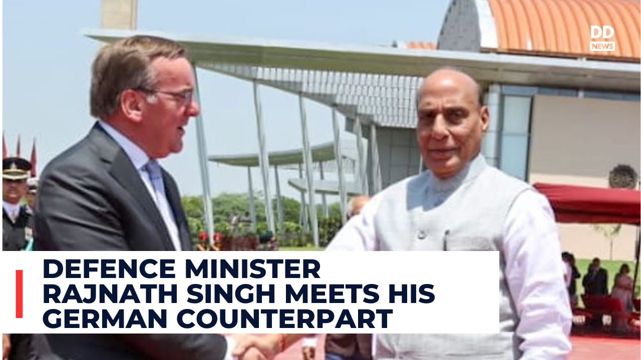 Defence Minister Rajnath Singh & German Defence Minister Boris Pistorius held a meeting in New Delhi