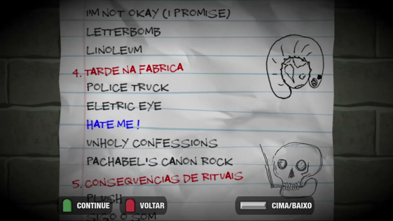 Guitar hero 2 Melodotrack's Custom - Full Setlist