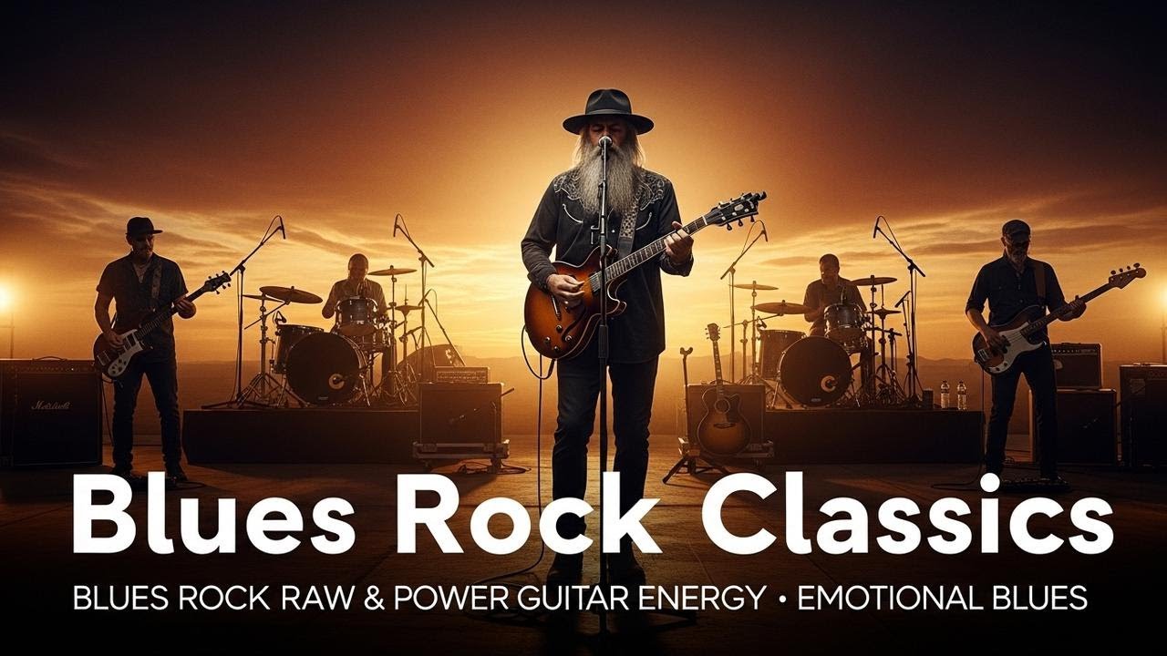 AC DC, Deep Purple, Led Zeppelin, Jimi Hendrix – Classic Rock Thunder & Blues Fire