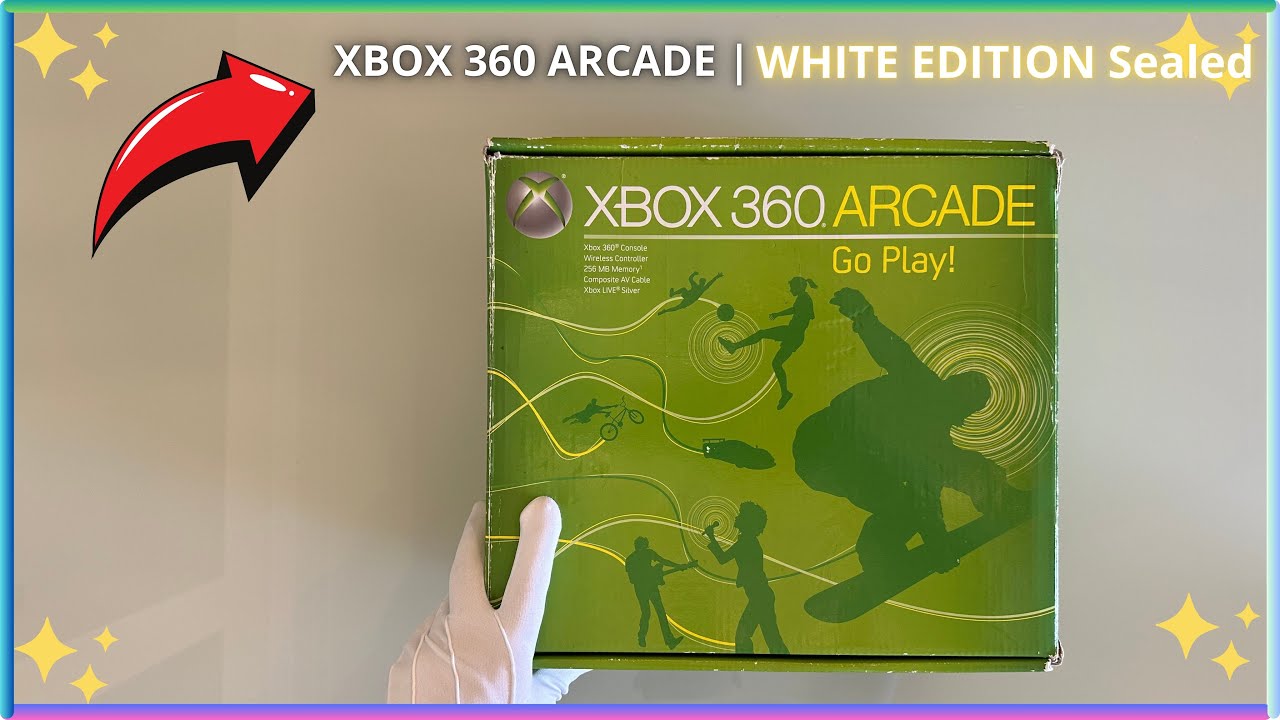 XBOX Evolution | #2 XBOX 360 ARCADE | WHITE EDITION - Unboxing!!!