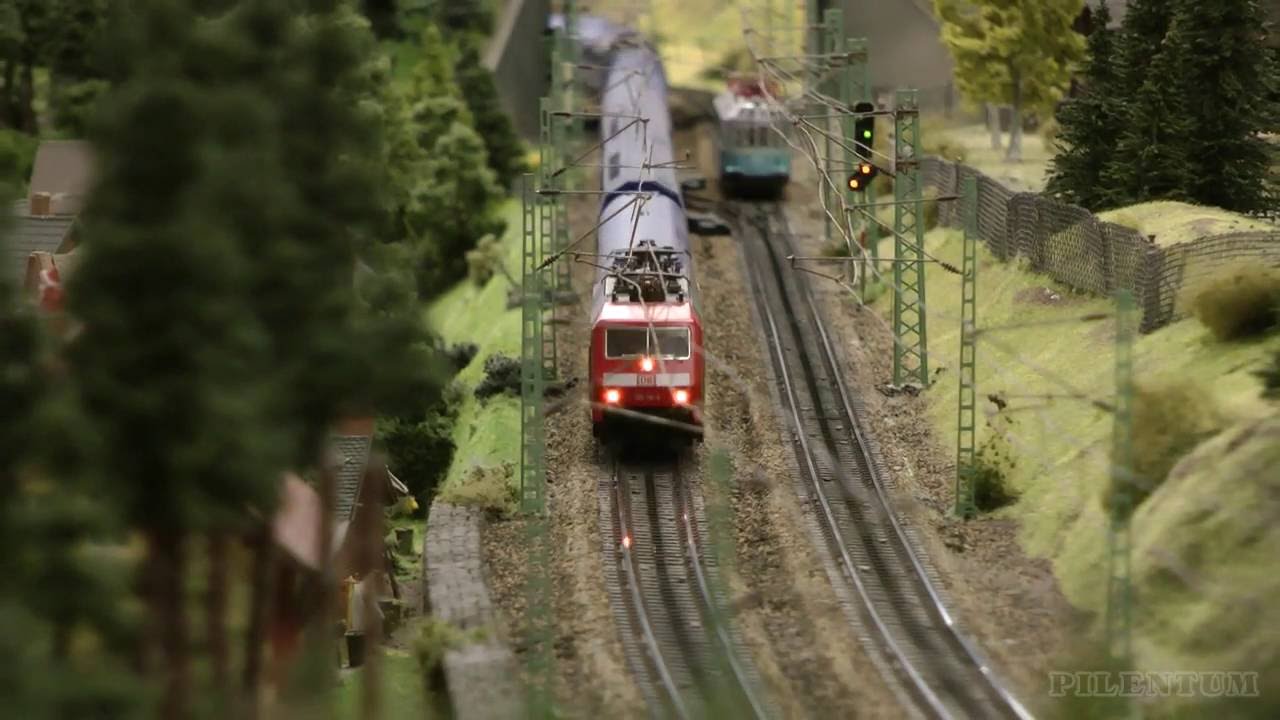 Model Railway Layout in HO scale with German Landscapes