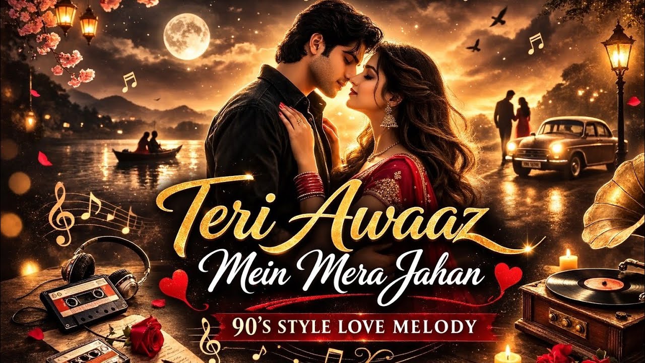 Teri Awaaz Mein Mera Jahan | Old Bollywood Romantic Song | 90’s Style Love Melody